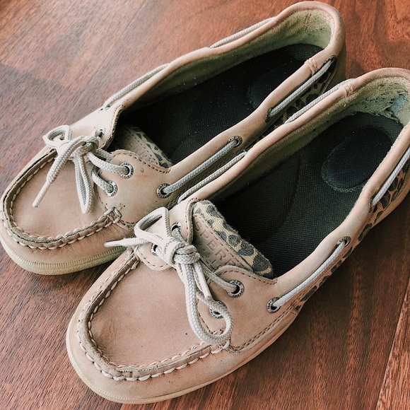Sperry Top Sider Leopard Print Size 7 - Picture 2 of 6